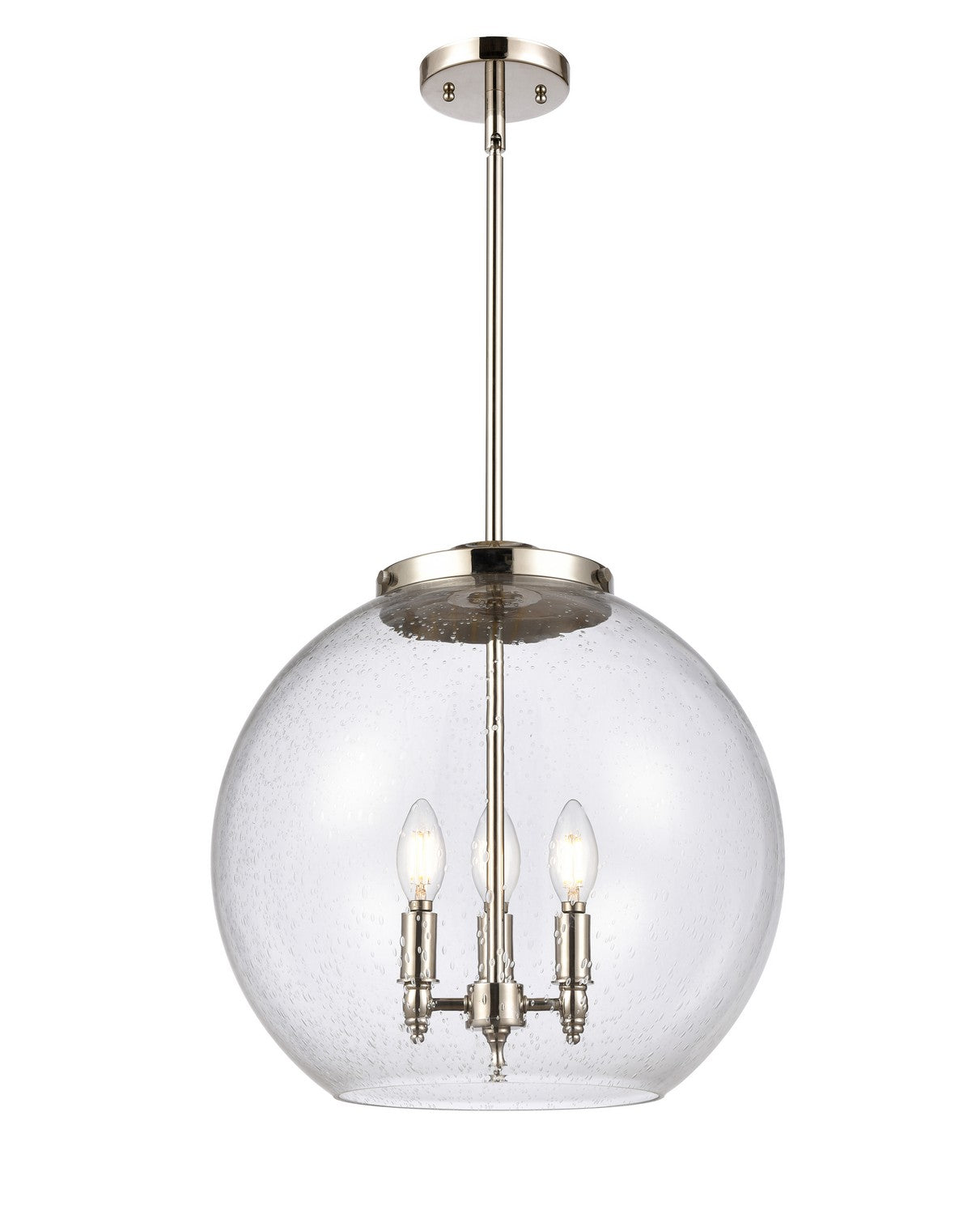 Innovations - 221-3S-PN-G124-16 - Three Light Pendant - Essex - Polished Nickel