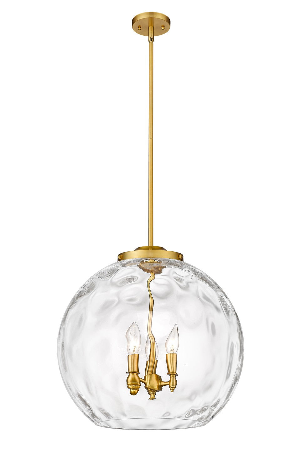 Innovations - 221-3S-SG-G1215-18 - Three Light Pendant - Essex - Satin Gold