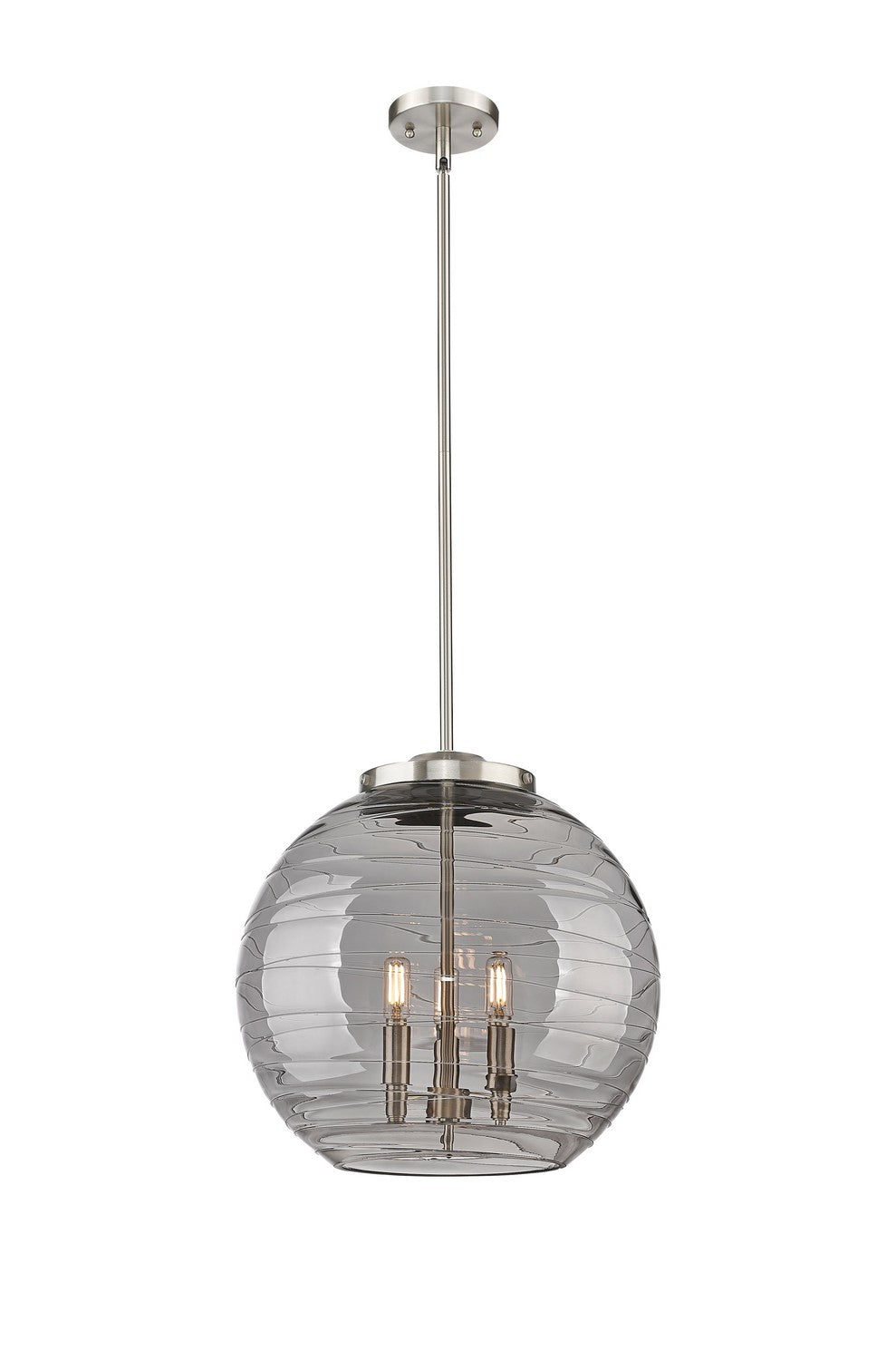 Innovations - 221-3S-SN-G1213-16SM - Three Light Pendant - Essex - Brushed Satin Nickel