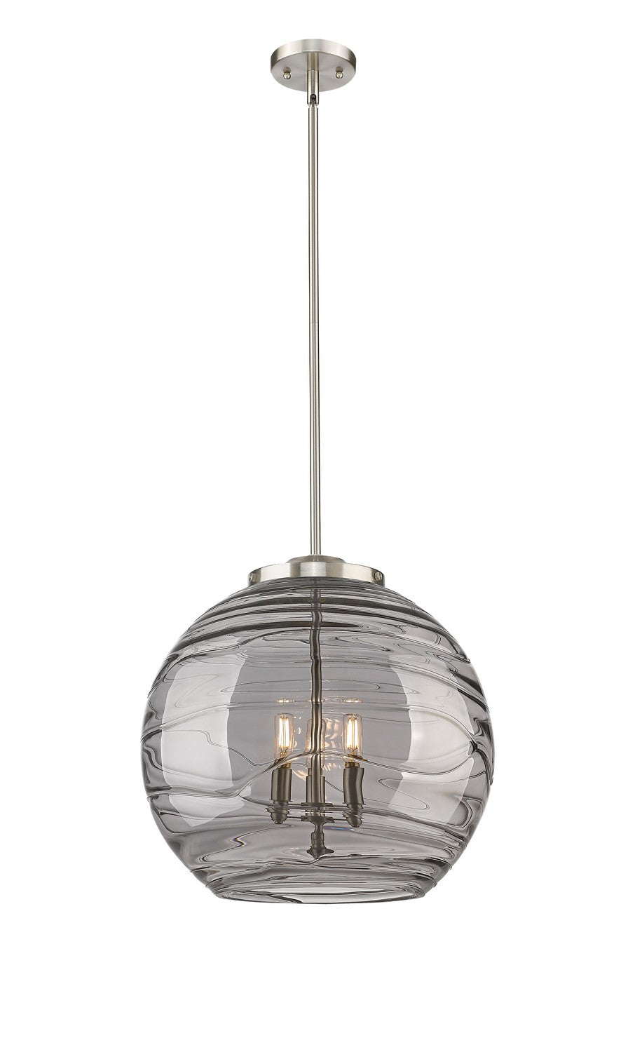 Innovations - 221-3S-SN-G1213-18SM - Three Light Pendant - Essex - Brushed Satin Nickel