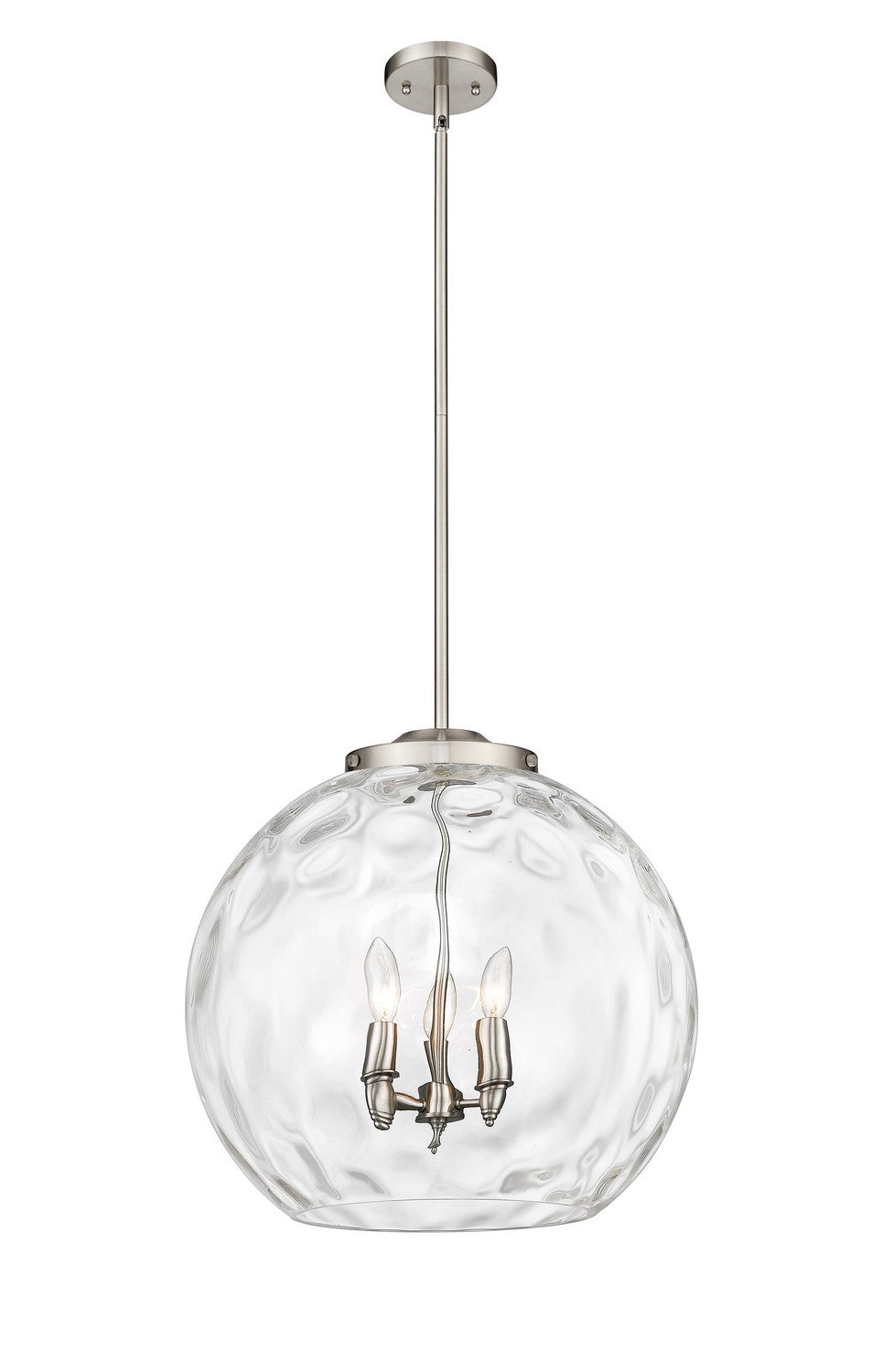 Innovations - 221-3S-SN-G1215-18 - Three Light Pendant - Essex - Brushed Satin Nickel