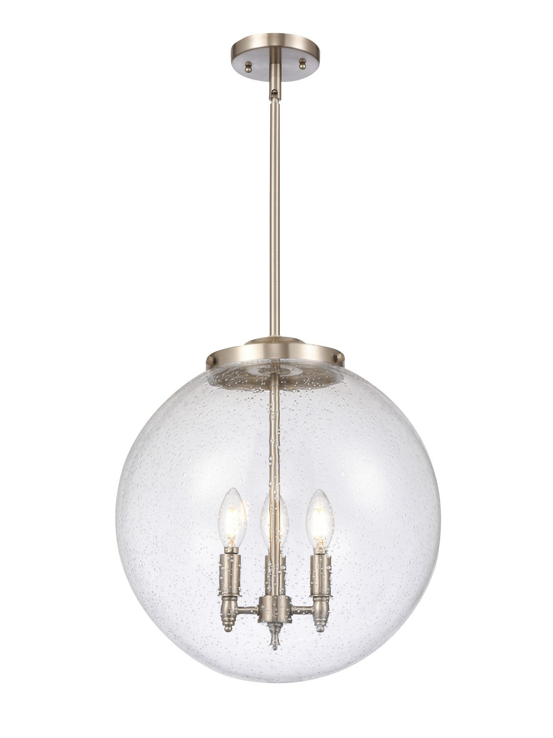 Innovations - 221-3S-SN-G204-16 - Three Light Pendant - Essex - Brushed Satin Nickel