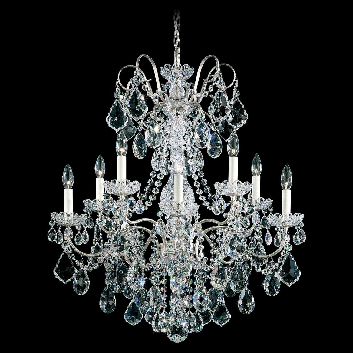 Schonbek - 3657-22H - Ten Light Chandelier - New Orleans - Heirloom Gold