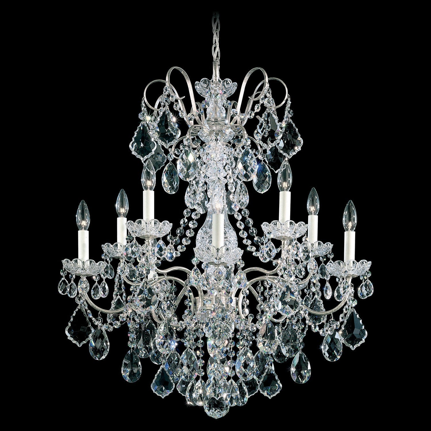 Schonbek - 3657-22H - Ten Light Chandelier - New Orleans - Heirloom Gold