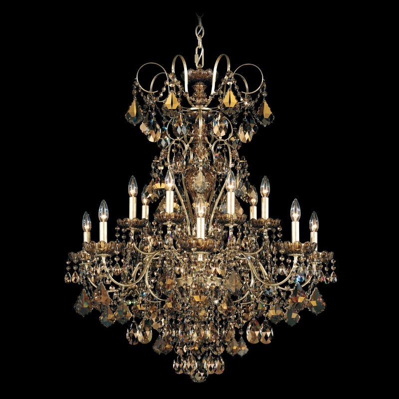 Schonbek - 3658-22R - 14 Light Chandelier - New Orleans - Heirloom Gold