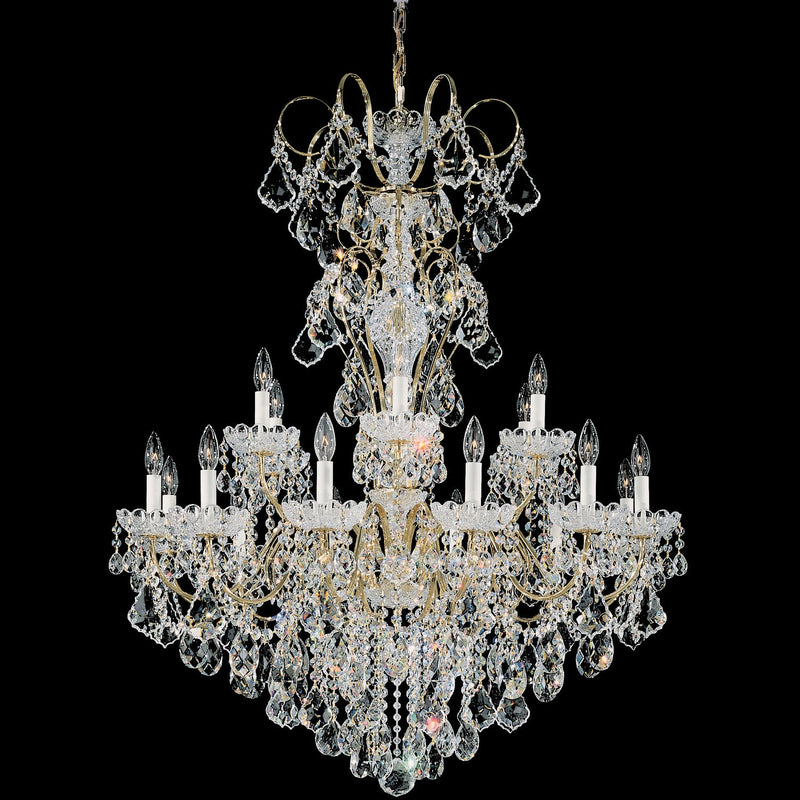 Schonbek - 3660-22R - 18 Light Chandelier - New Orleans - Heirloom Gold