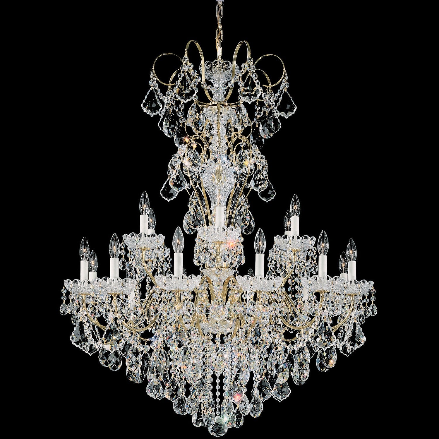 Schonbek - 3660-26R - 18 Light Chandelier - New Orleans - French Gold
