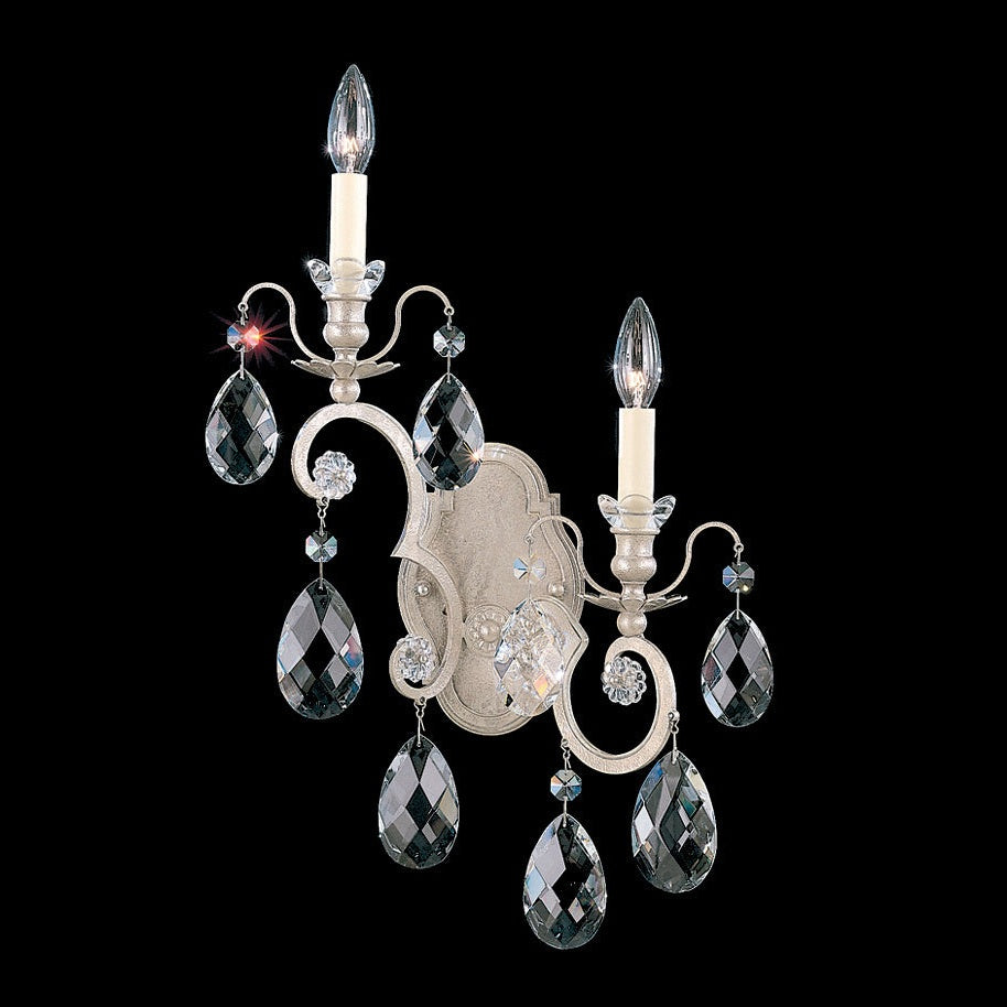 Schonbek - 3757-51S - Two Light Wall Sconce - Renaissance - Black