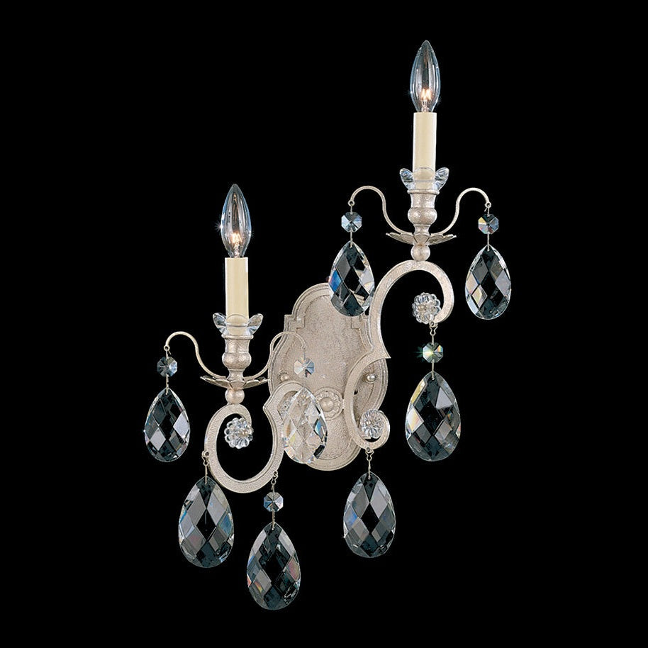 Schonbek - 3758-48S - Two Light Wall Sconce - Renaissance - Antique Silver