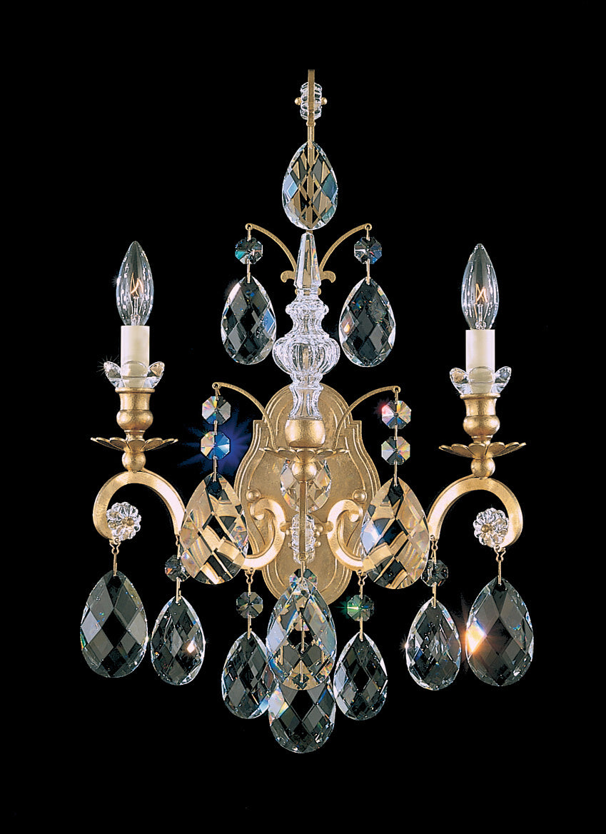 Schonbek - 3761-48S - Two Light Wall Sconce - Renaissance - Antique Silver