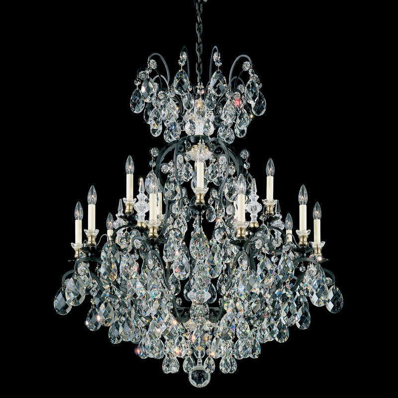 Schonbek - 3773-48S - 16 Light Chandelier - Renaissance - Antique Silver
