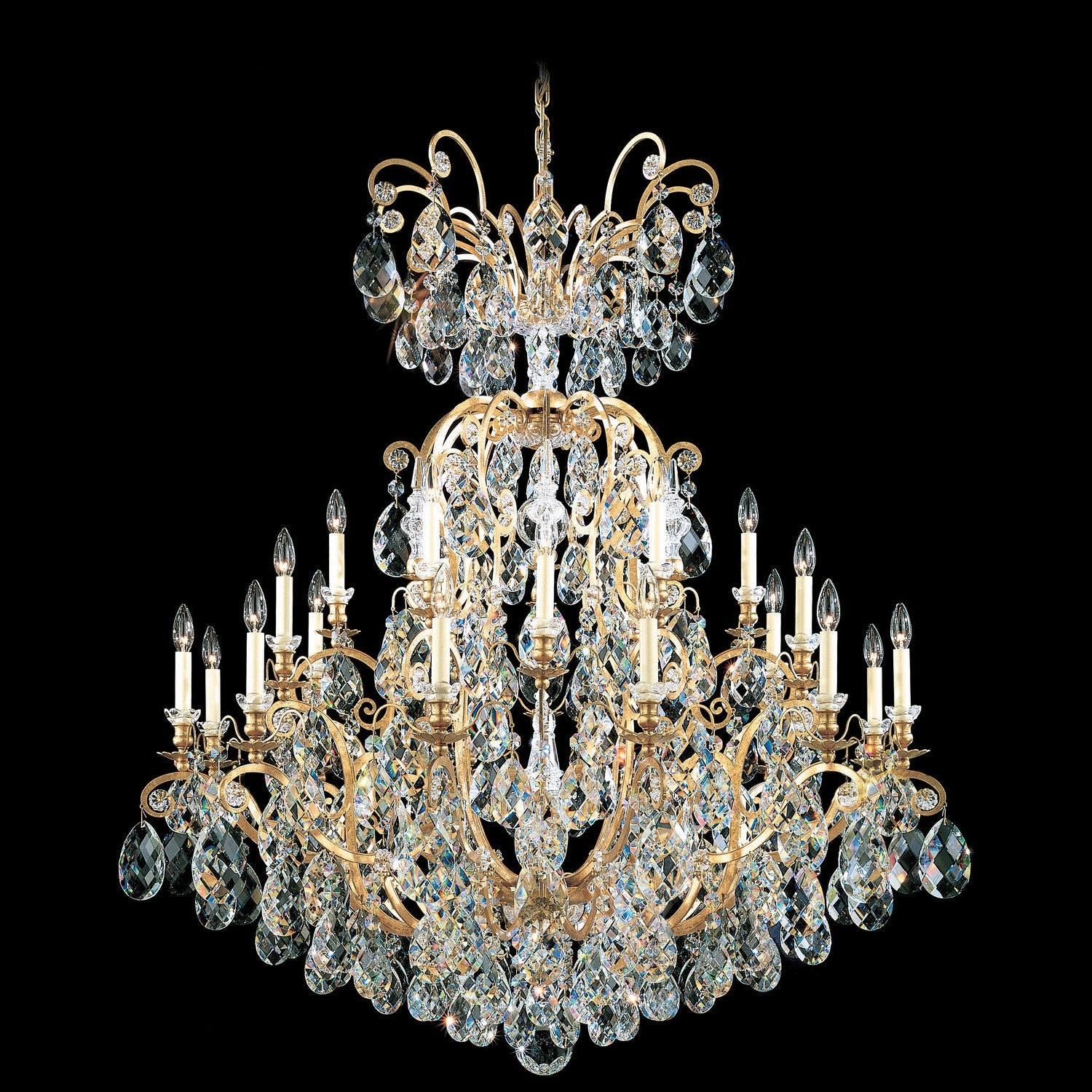 Schonbek - 3774-51S - 25 Light Chandelier - Renaissance - Black