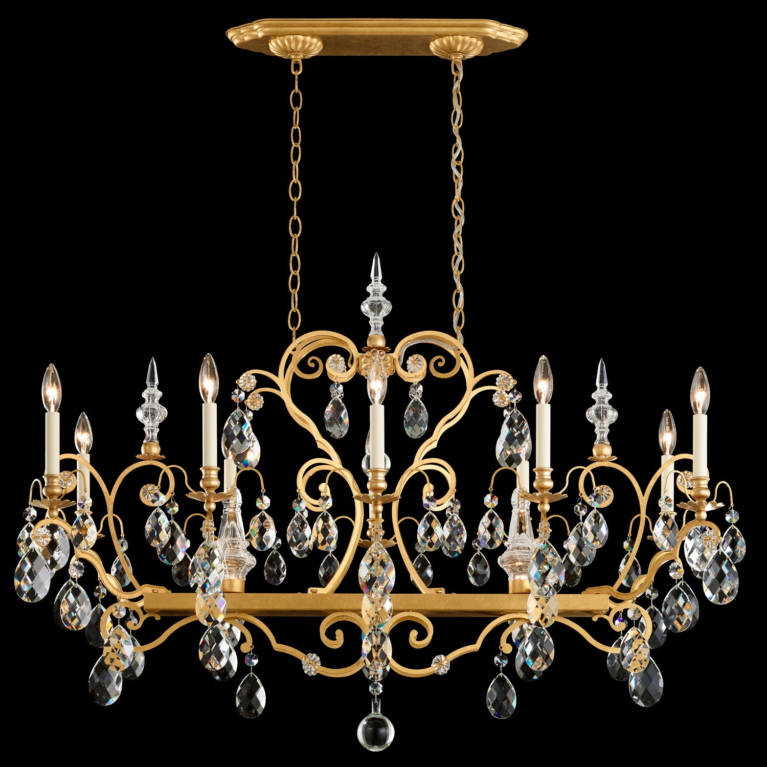 Schonbek - 3795N-26H - 12 Light Chandelier - Renaissance - French Gold