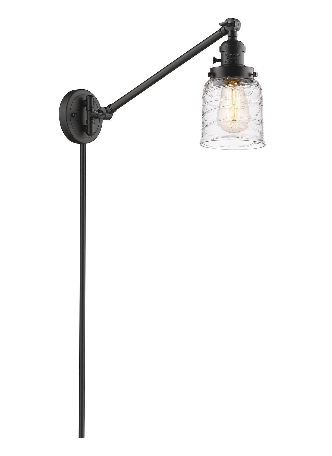 Innovations - 237-OB-G513 - One Light Swing Arm - Franklin Restoration - Oil Rubbed Bronze
