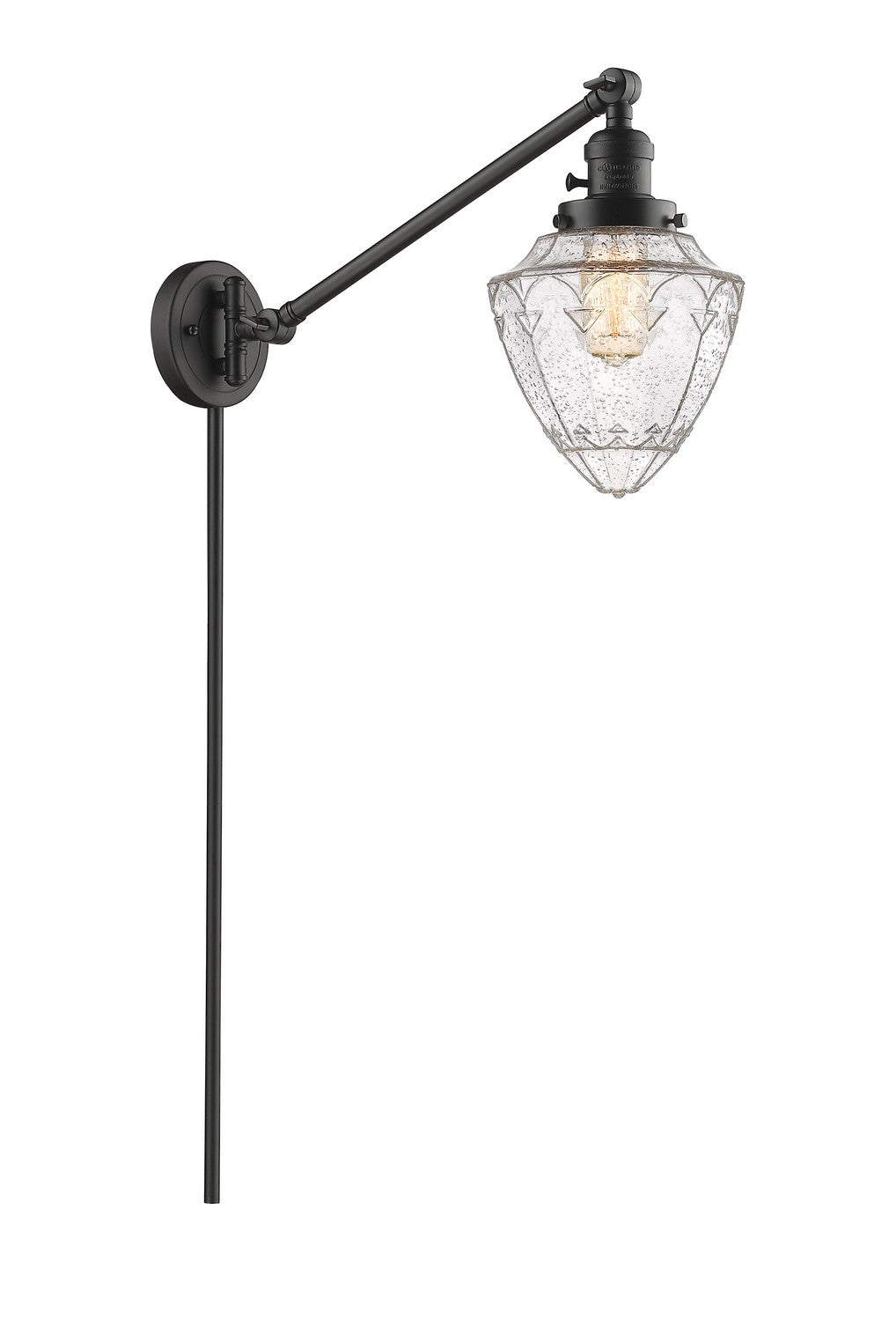 Innovations - 237-OB-G664-7 - One Light Swing Arm - Franklin Restoration - Oil Rubbed Bronze