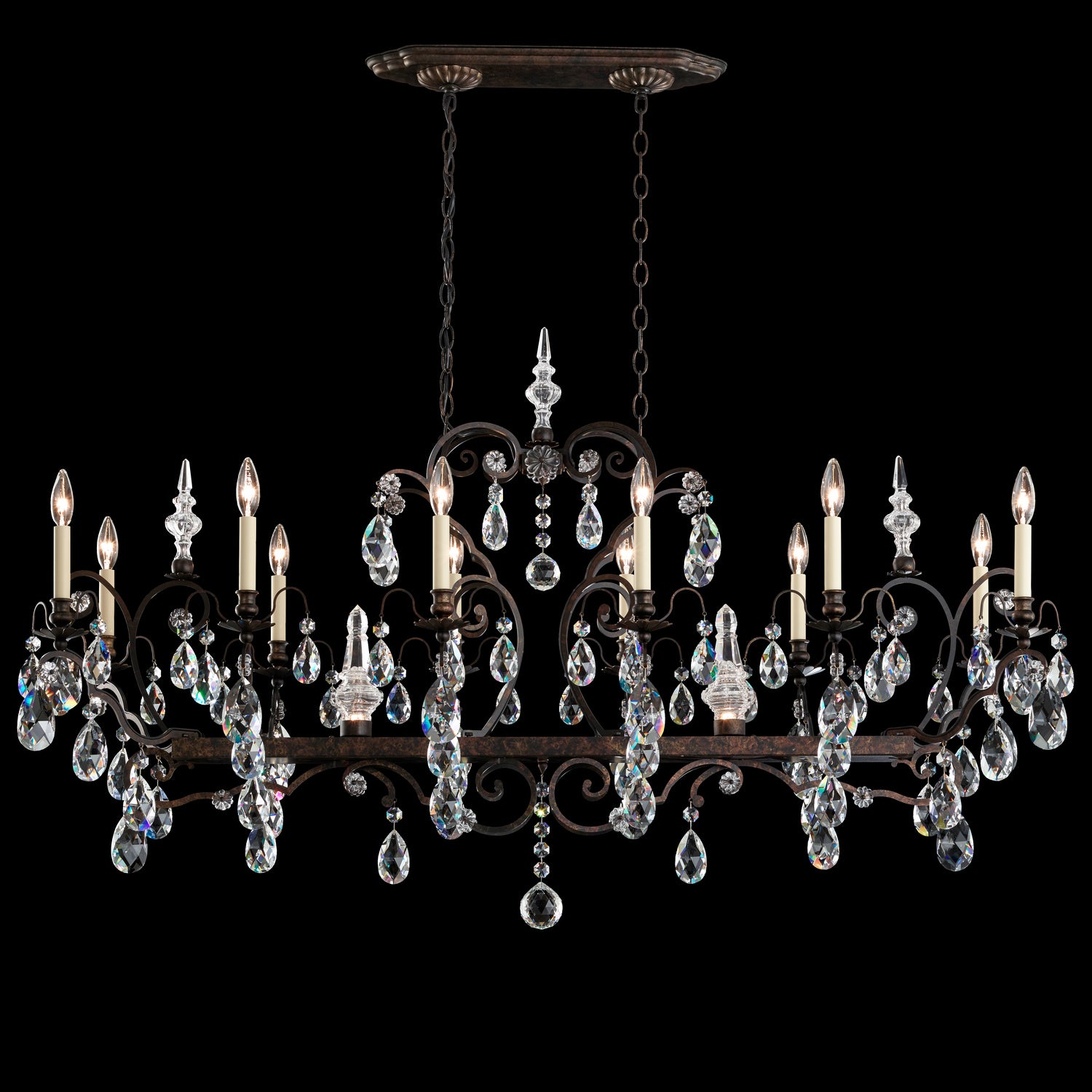 Schonbek - 3796N-26S - 14 Light Chandelier - Renaissance - French Gold