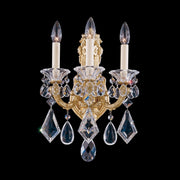 Schonbek - 5071-48R - Three Light Wall Sconce - La Scala - Antique Silver