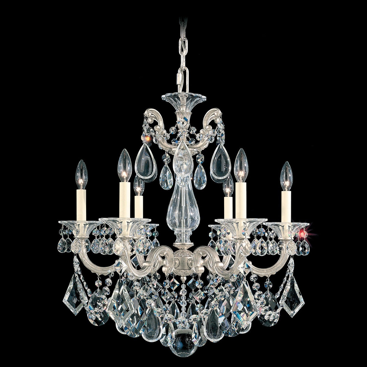 Schonbek - 5072-22R - Six Light Chandelier - La Scala - Heirloom Gold