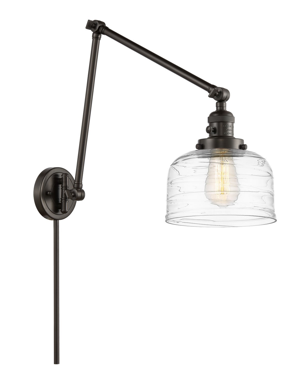 Innovations - 238-OB-G713 - One Light Swing Arm - Franklin Restoration - Oil Rubbed Bronze