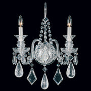Schonbek - 5502AM - Two Light Wall Sconce - Hamilton Rock Crystal - Polished Silver