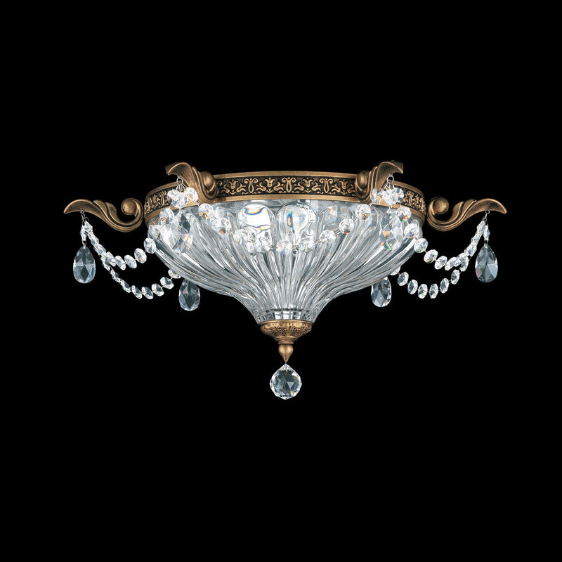 Schonbek - 5633-22H - Two Light Flush Mount - Milano - Heirloom Gold