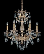 Schonbek - 5676-27R - Six Light Chandelier - Milano - Parchment Gold