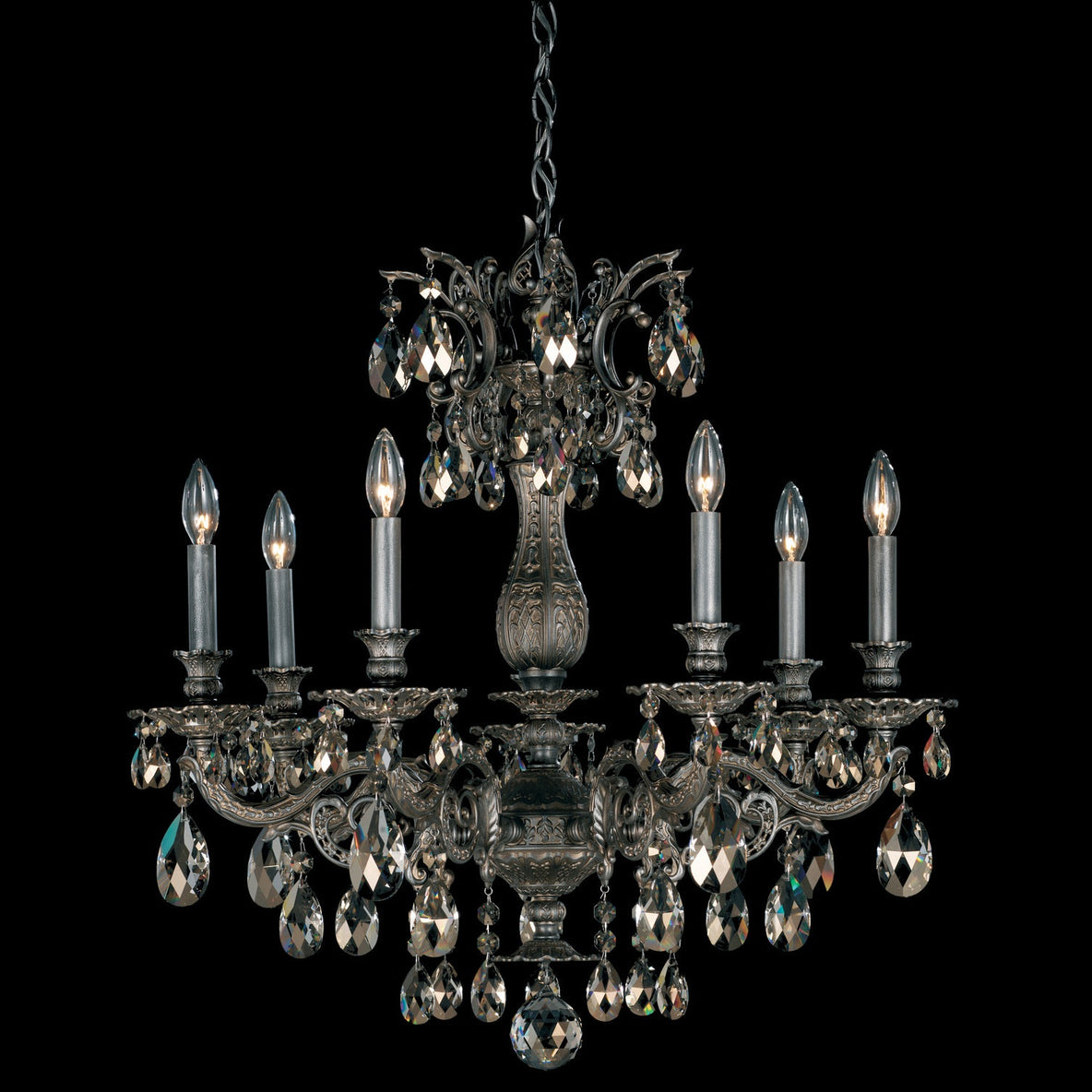 Schonbek - 5677-23R - Seven Light Chandelier - Milano - Etruscan Gold
