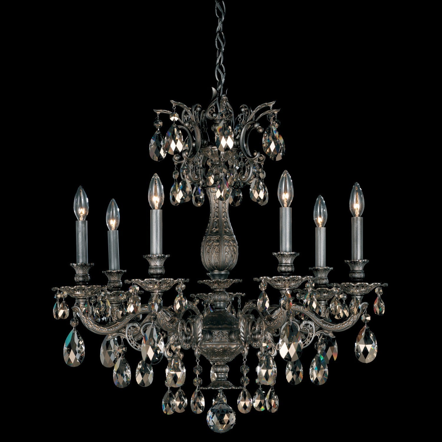 Schonbek - 5677-23R - Seven Light Chandelier - Milano - Etruscan Gold