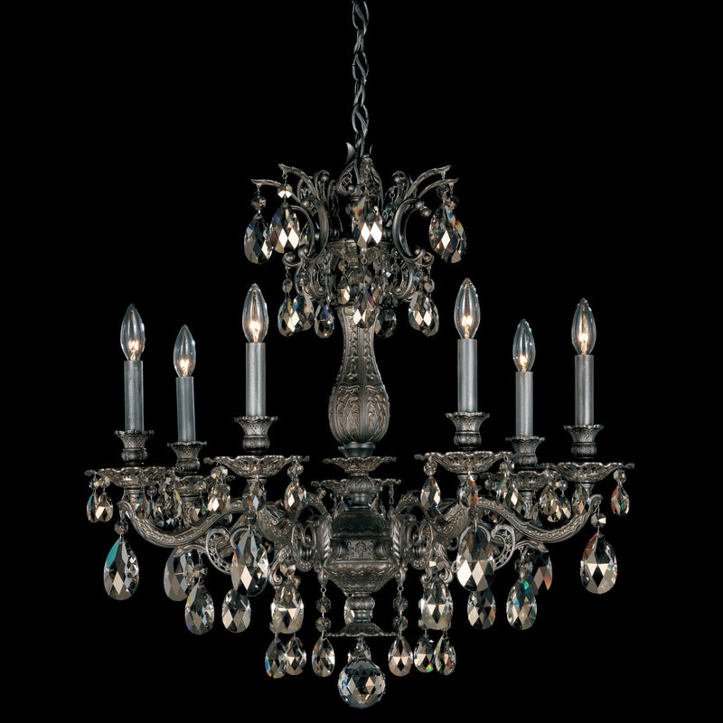 Schonbek - 5677-76H - Seven Light Chandelier - Milano - Heirloom Bronze
