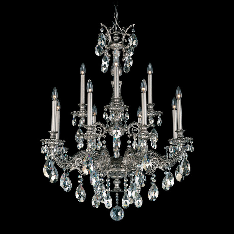 Schonbek - 5683-22H - 12 Light Chandelier - Milano - Heirloom Gold