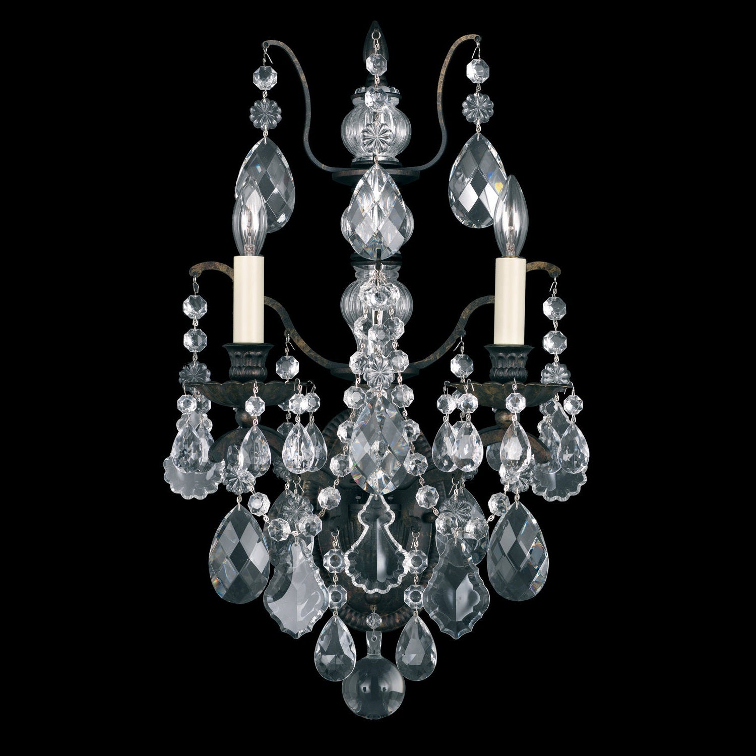 Schonbek - 5766-76H - Two Light Wall Sconce - Bordeaux - Heirloom Bronze