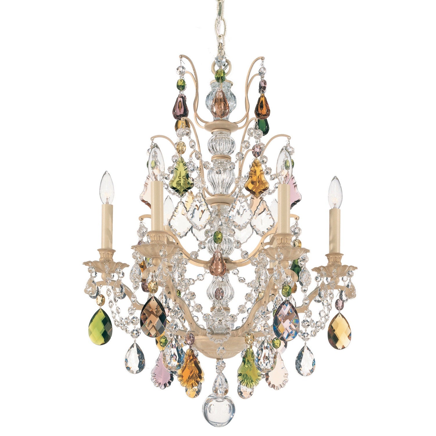 Schonbek - 5770-22H - Six Light Chandelier - Bordeaux - Heirloom Gold
