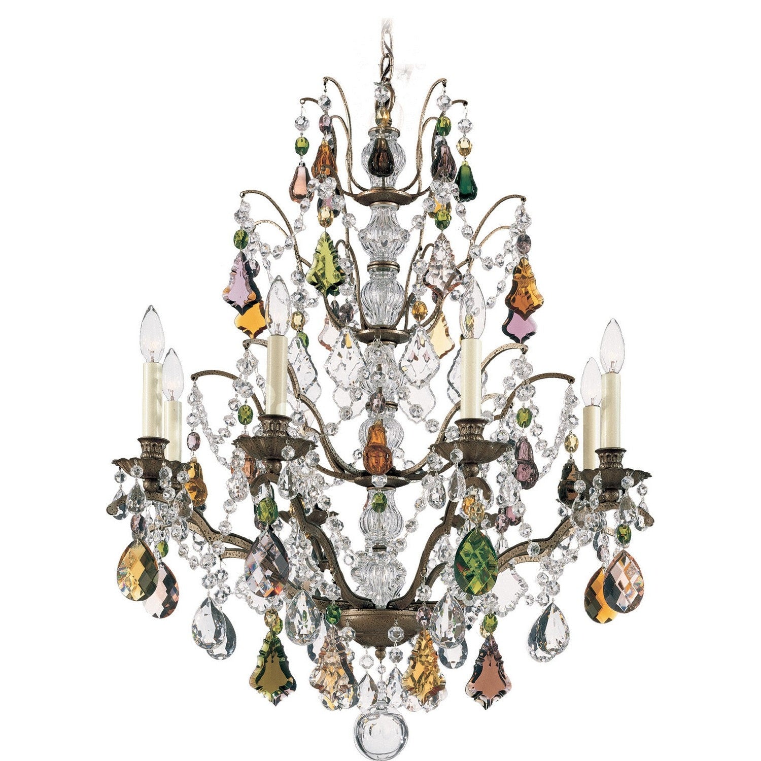 Schonbek - 5771-22H - Eight Light Chandelier - Bordeaux - Heirloom Gold