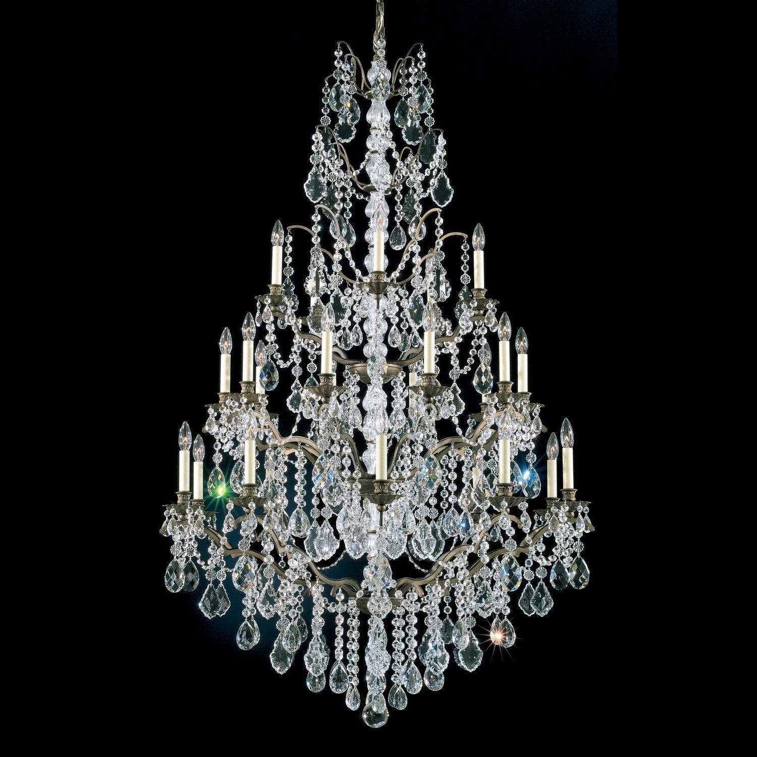 Schonbek - 5782-26H - 25 Light Chandelier - Bordeaux - French Gold
