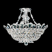 Schonbek - 5796H - Eight Light Semi-Flush Mount - Trilliane - Polished Stainless Steel