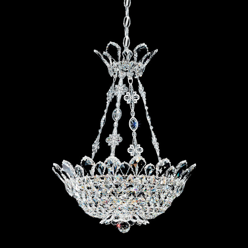 Schonbek - 5798H - Eight Light Pendant - Trilliane - Polished Stainless Steel