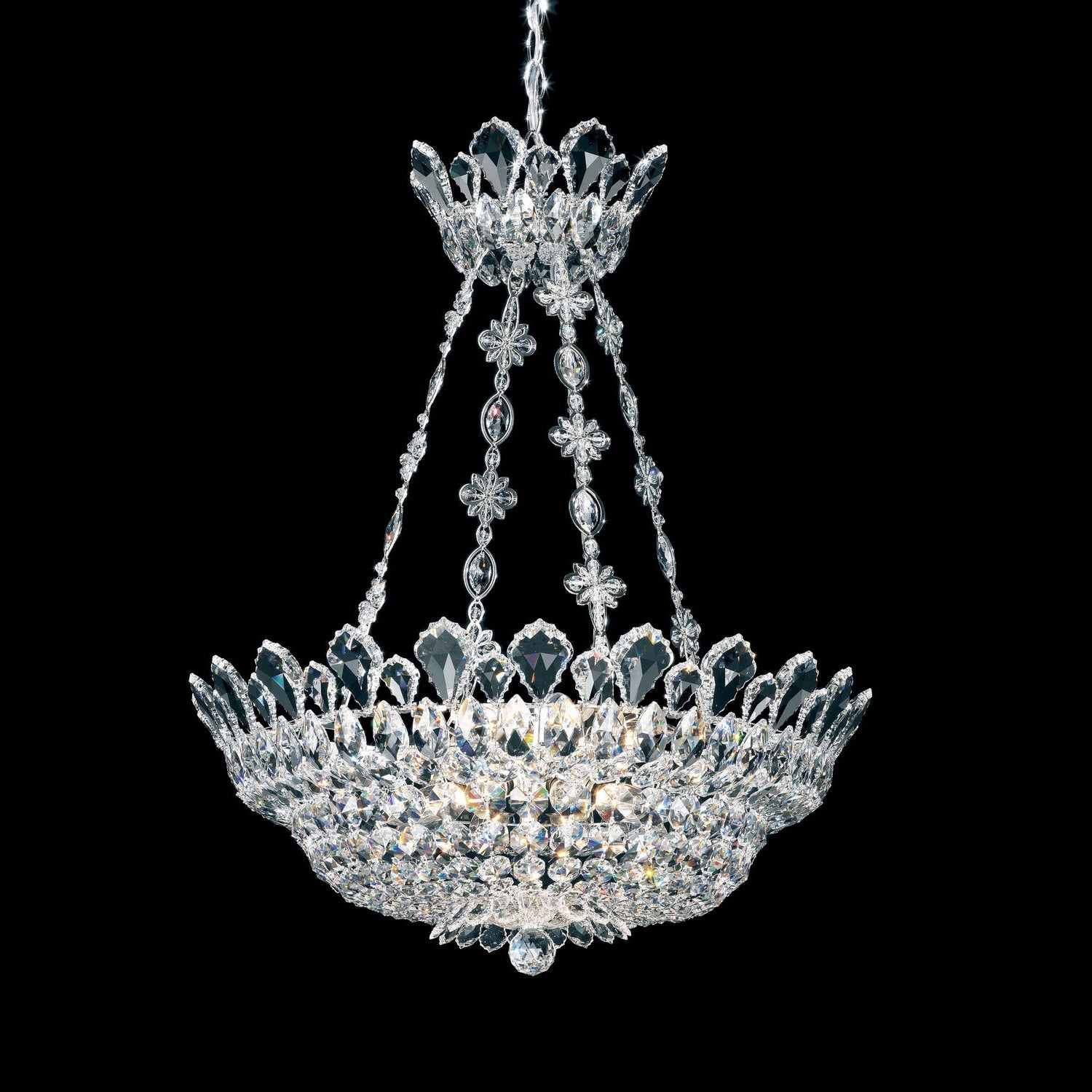 Schonbek - 5799H - 12 Light Chandelier - Trilliane - Polished Stainless Steel