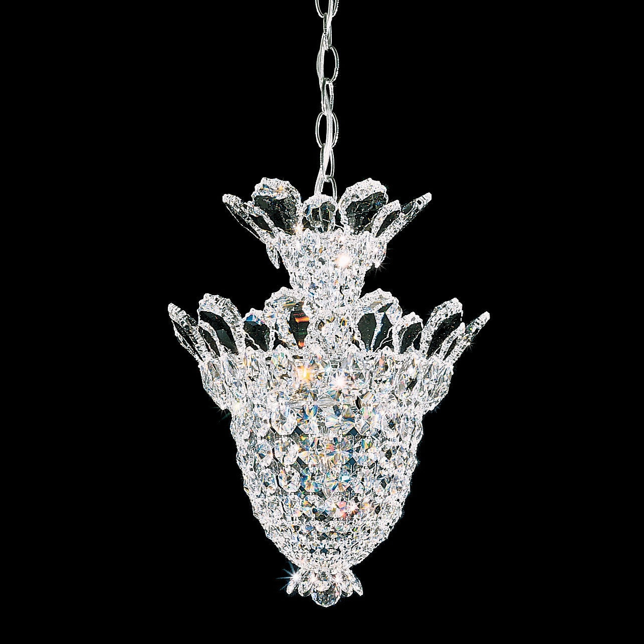 Schonbek - 5846R - Five Light Pendant - Trilliane - Polished Stainless Steel
