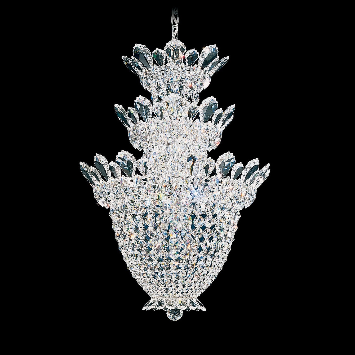 Schonbek - 5847H - 15 Light Chandelier - Trilliane - Polished Stainless Steel