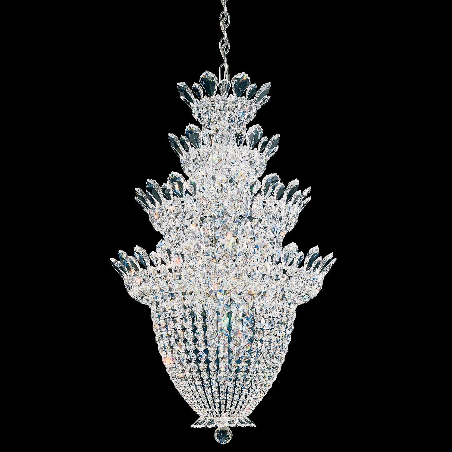 Schonbek - 5848H - 24 Light Chandelier - Trilliane - Polished Stainless Steel