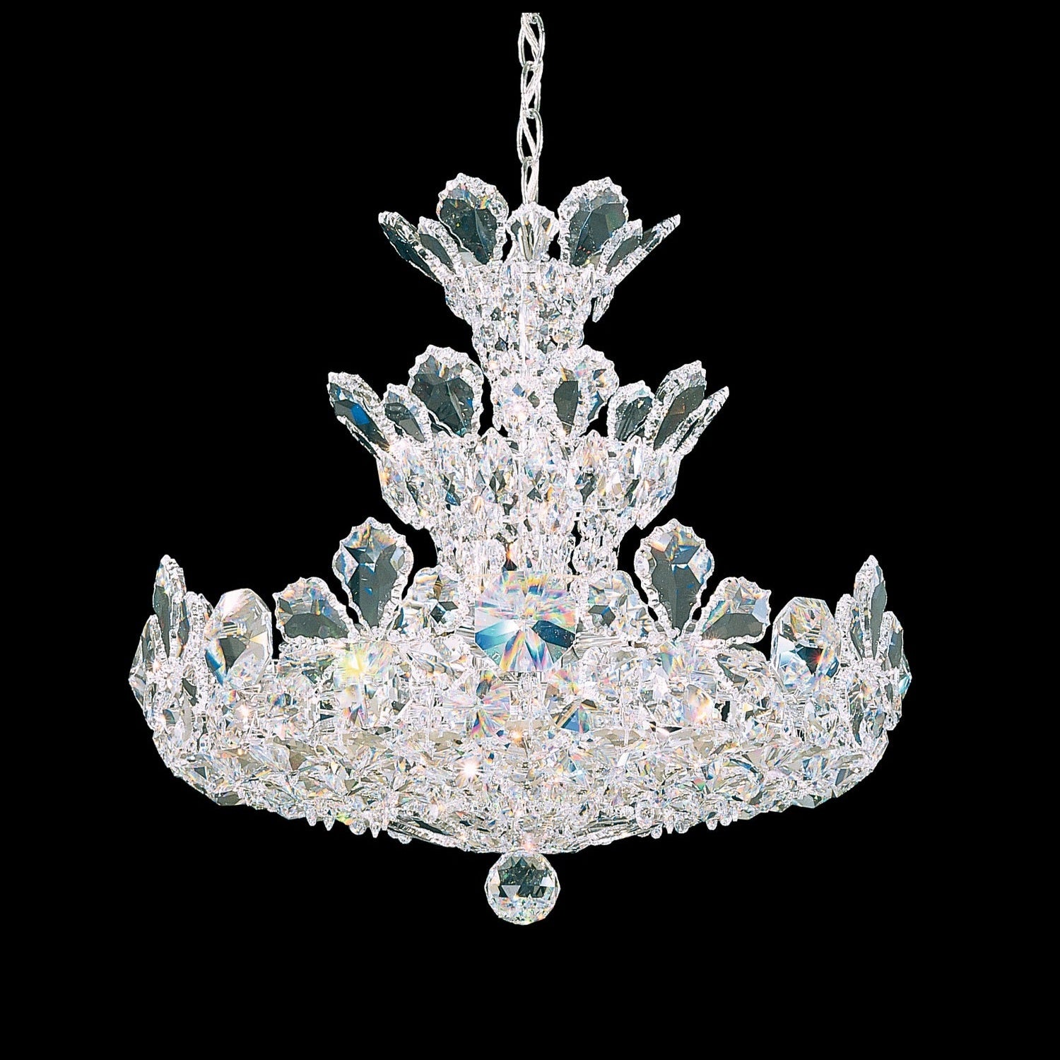 Schonbek - 5851R - 15 Light Chandelier - Trilliane - Polished Stainless Steel