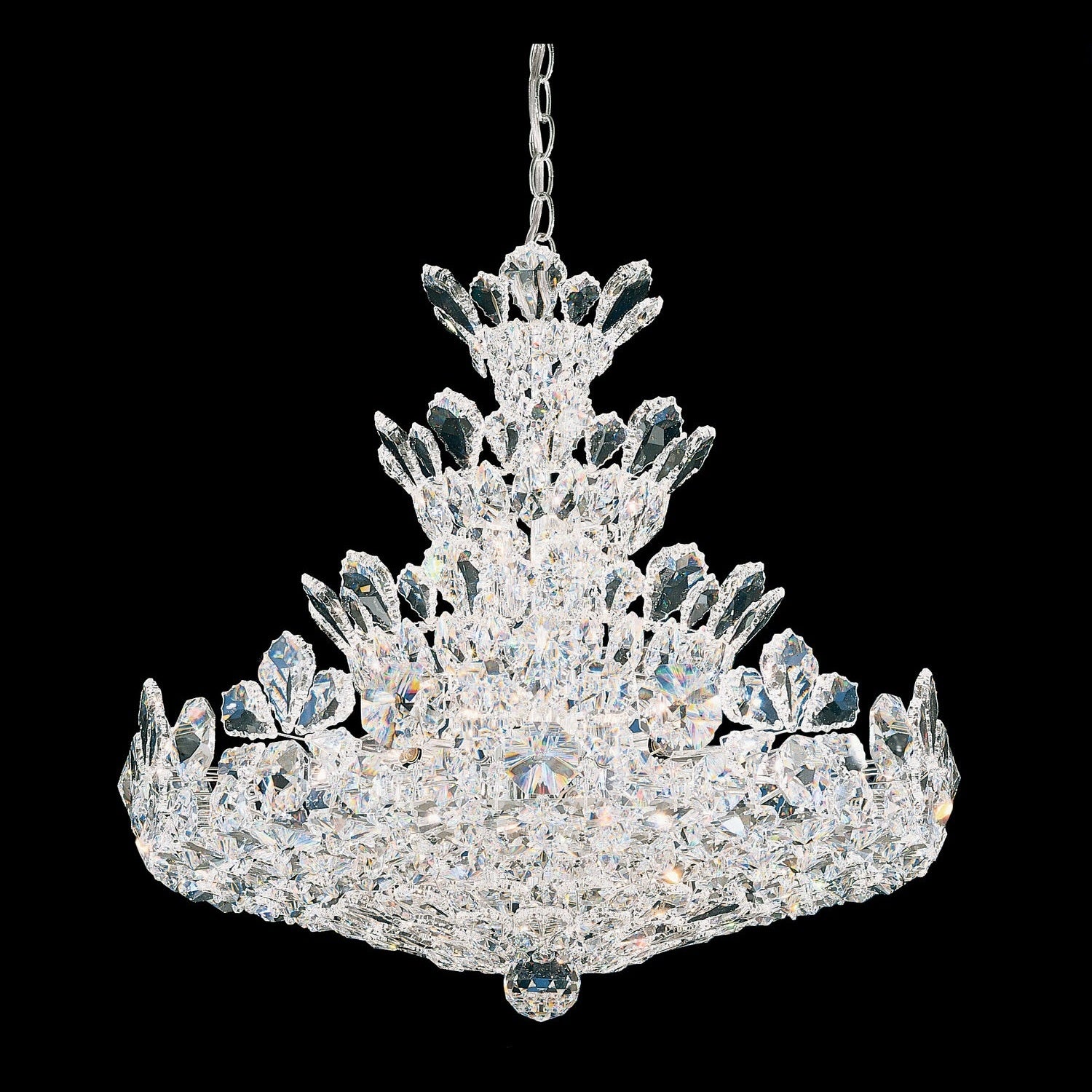 Schonbek - 5858H - 24 Light Chandelier - Trilliane - Polished Stainless Steel