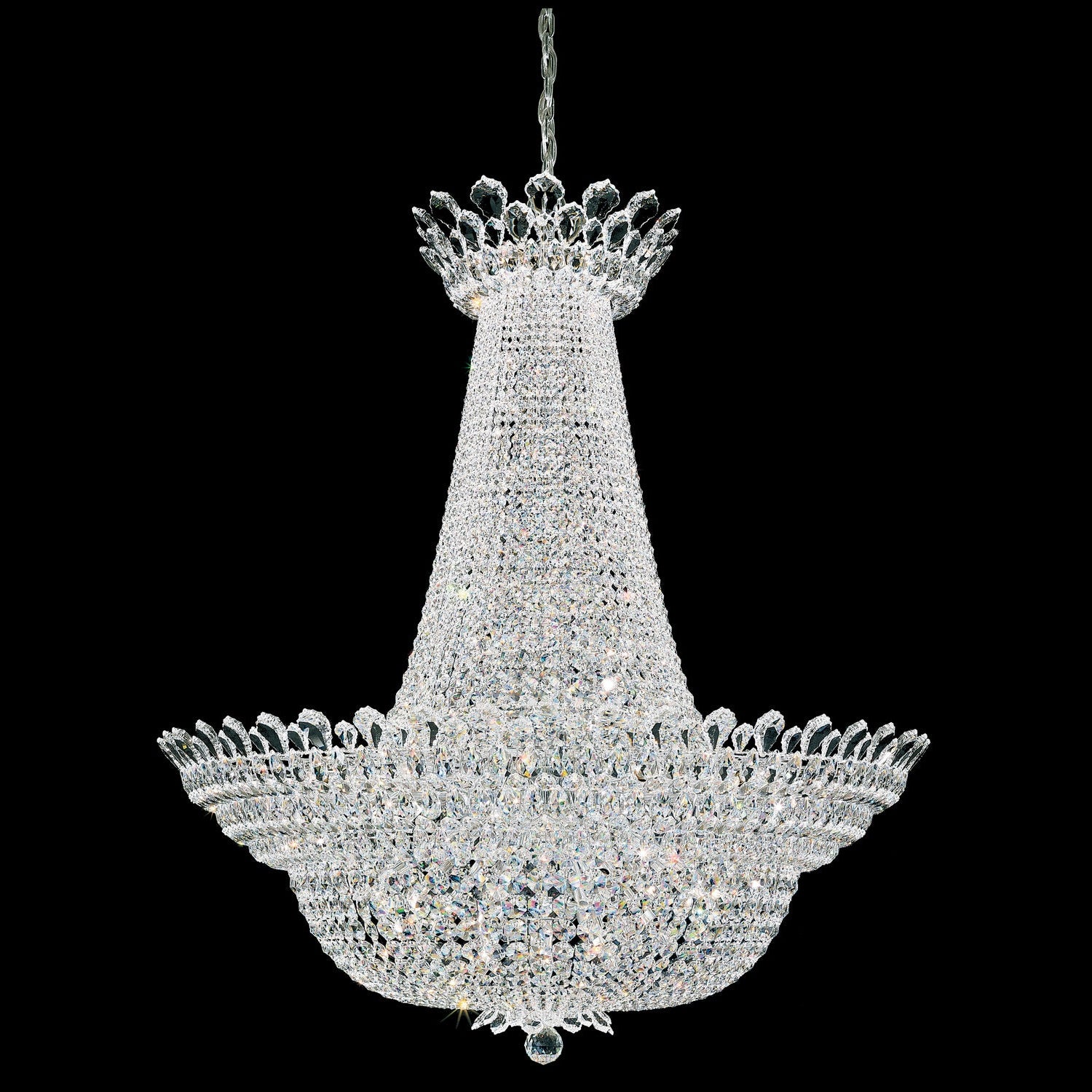 Schonbek - 5875H - Six Light Pendant - Trilliane - Polished Stainless Steel