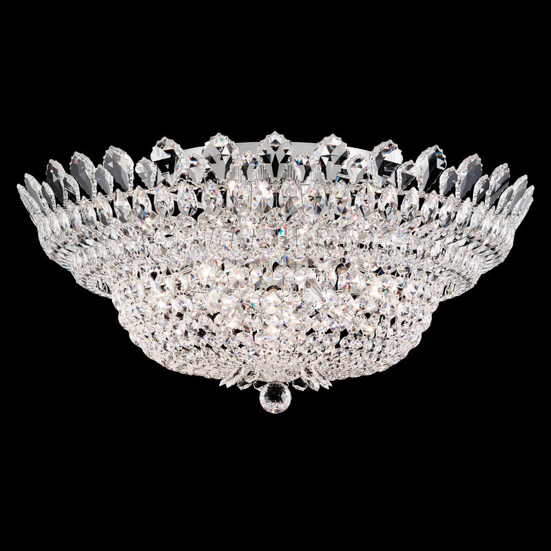 Schonbek - 5877H - 23 Light Flush Mount - Trilliane - Polished Stainless Steel