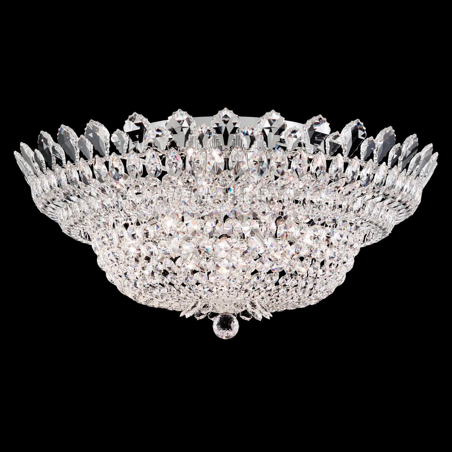 Schonbek - 5877R - 23 Light Flush Mount - Trilliane - Polished Stainless Steel