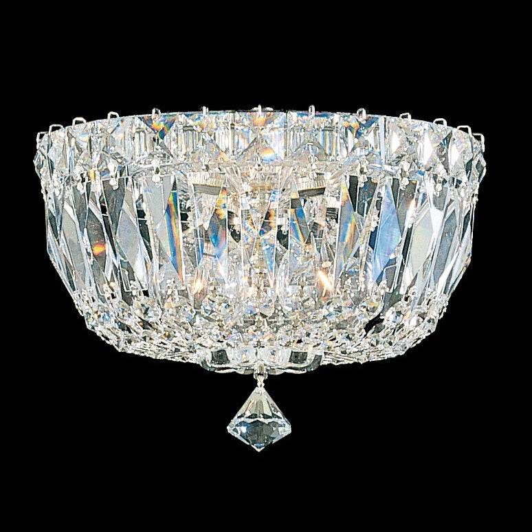 Schonbek - 5890-211O - Three Light Flush Mount - Petit Crystal Deluxe - Aurelia