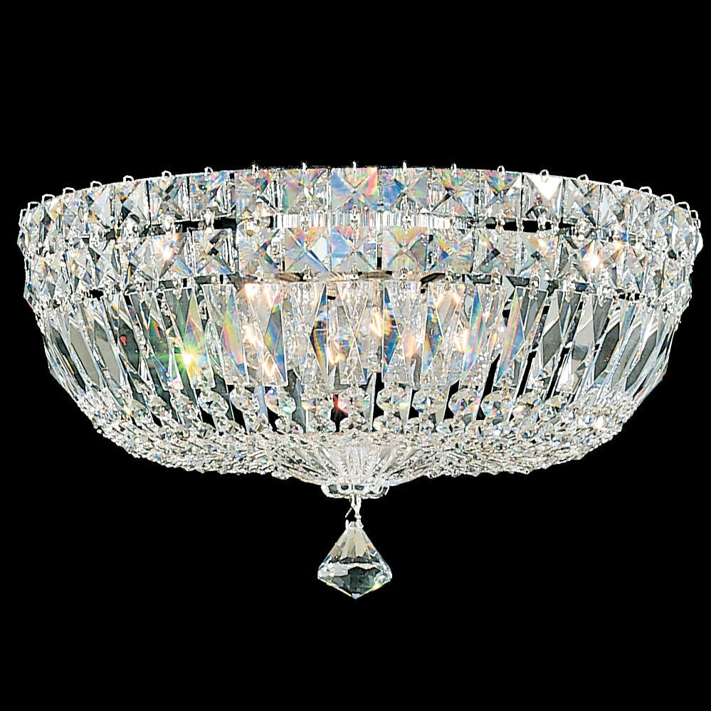 Schonbek - 5893-211O - Five Light Flush Mount - Petit Crystal Deluxe - Aurelia