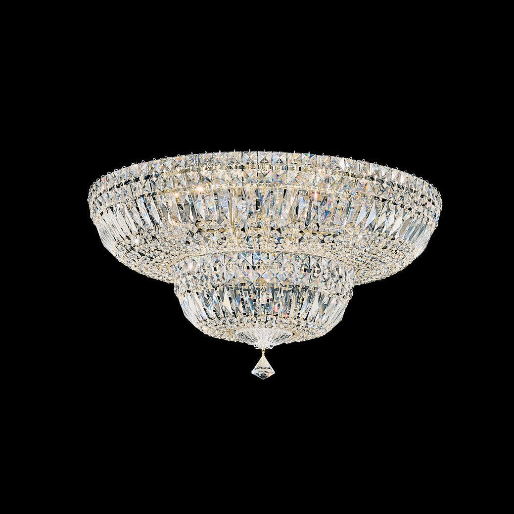 Schonbek - 5895-211R - 13 Light Flush Mount - Petit Crystal Deluxe - Aurelia