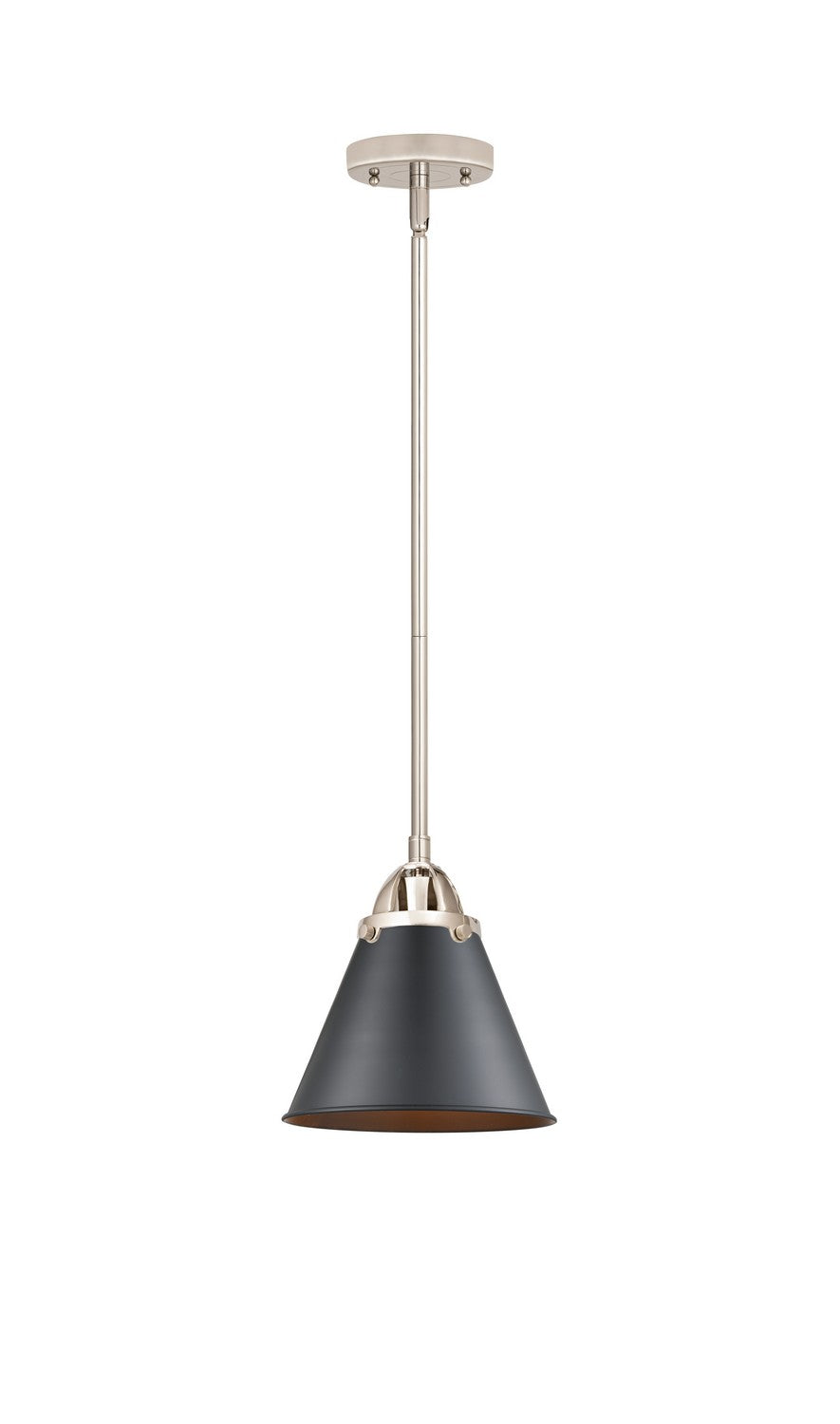 Innovations - 288-1S-PN-M13-BK - One Light Mini Pendant - Nouveau 2 - Polished Nickel