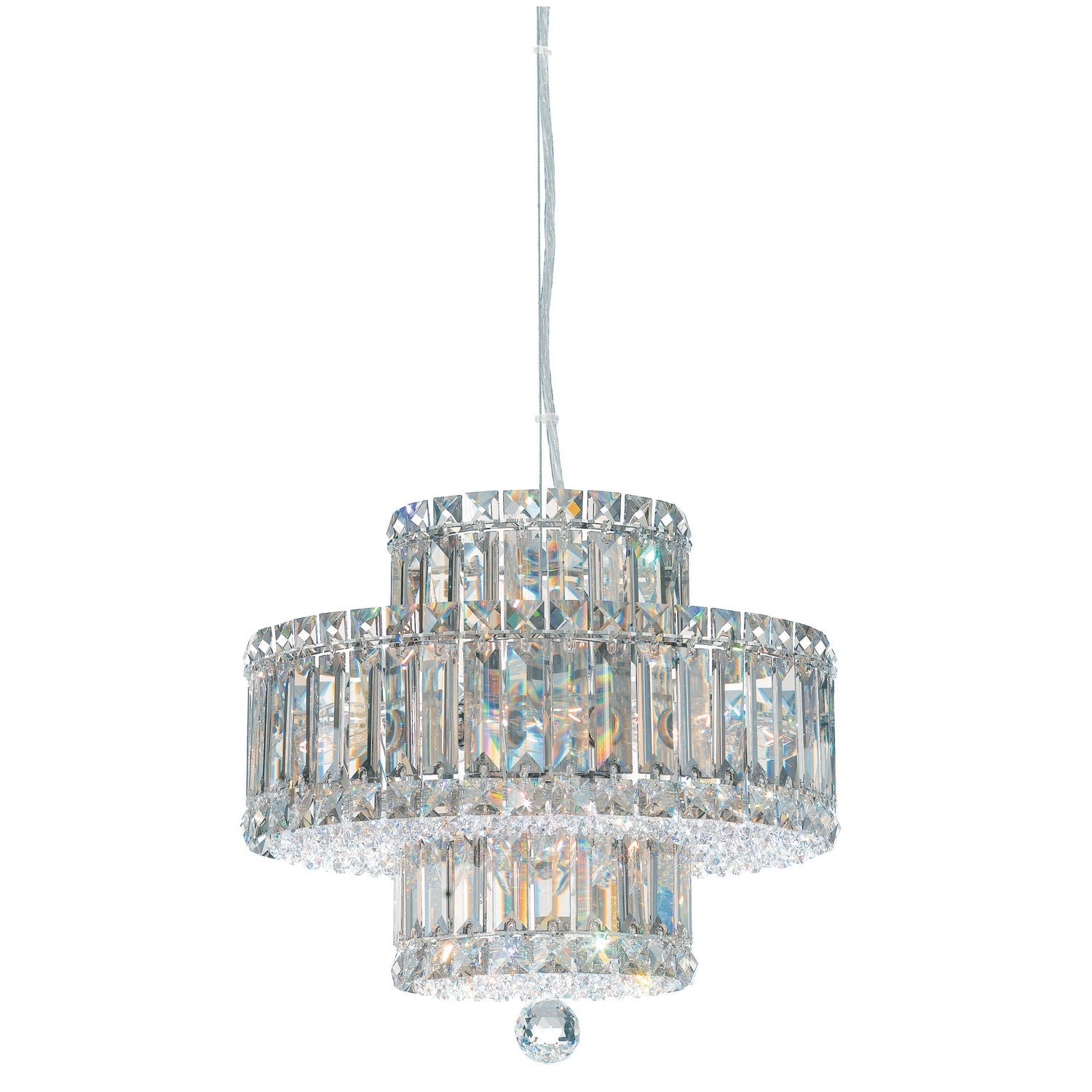 Schonbek - 6671O - Nine Light Pendant - Plaza - Polished Stainless Steel